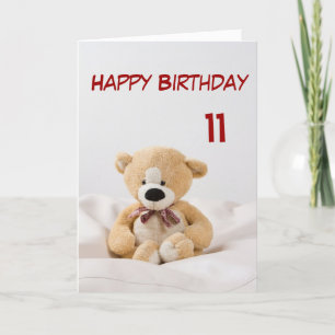 Carte Joyeux Anniversaire 11e Thème Ours En Conflit