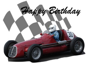 Cartes Voiture Course D Anniversaire Zazzle Fr