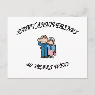 Carte Joyeux Anniversaire 40 copie