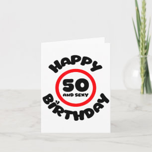 Carte Joyeux Anniversaire 50 Ans Et Drôle Cadeau 50ème A