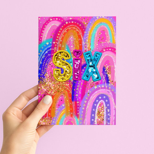 Carte Joyeux Anniversaire 6 ans Filles (Créateur téléchargé)