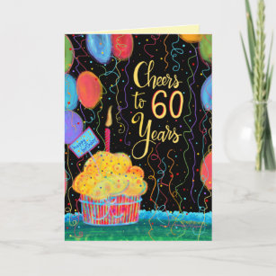 Carte Joyeux anniversaire à 60 ans