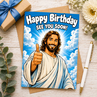 Carte Joyeux Anniversaire — À Bientôt !