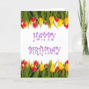 Carte Joyeux anniversaire à la belle-mère avec des fleur