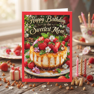 Carte Joyeux Anniversaire à la Maman la Plus Douce