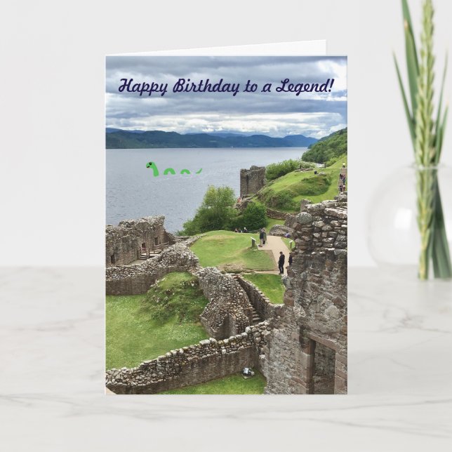 Carte Joyeux anniversaire à Loch, une légende du dessin  (Devant)