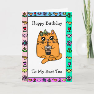 Carte Joyeux anniversaire à ma bestie