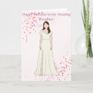 Carte Joyeux anniversaire à ma fille Extraordinaire