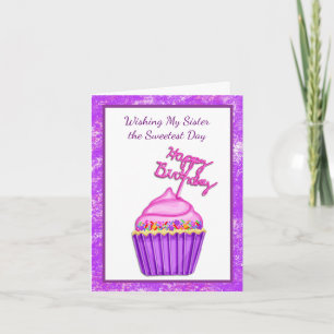 Carte Joyeux anniversaire à ma Soeur Douce