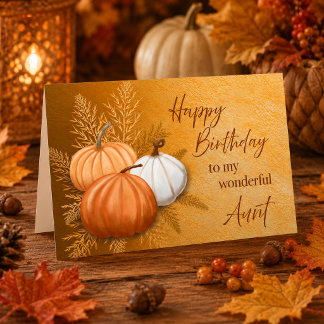 Carte Joyeux anniversaire à ma tante merveilleuse pour l
