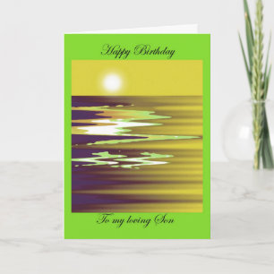 Carte joyeux anniversaire à mon cheason affectueux de