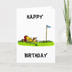 CARTE JOYEUX ANNIVERSAIRE À MON **GOLFEUR FAVORI**