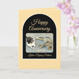 Carte Joyeux Anniversaire à Mon Partenaire de Sieste/Cha