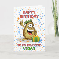 Joyeux Anniversaire À Mon Végétan Favori