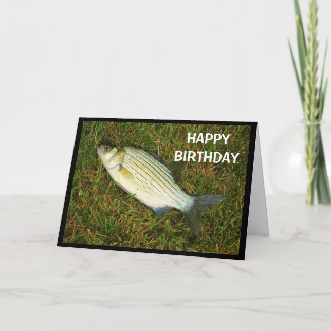 Carte Joyeux Anniversaire À Quelqu'Un Avec Une Basse Pet (Devant)