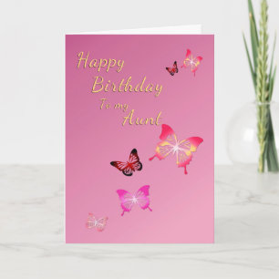 Carte Joyeux Anniversaire À Tante