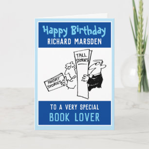Carte Joyeux anniversaire à un auteur de livres