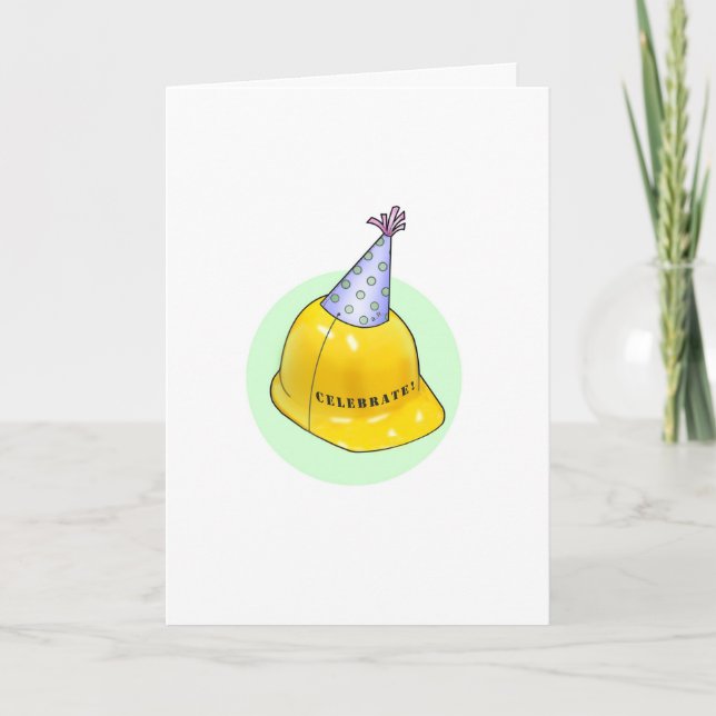 Carte Joyeux anniversaire à un ouvrier du bâtiment (Devant)