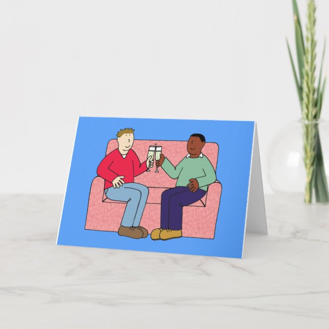 Carte Joyeux anniversaire à un petit ami multilingue (Devant)