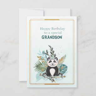 Carte Joyeux Anniversaire à un Petit-Fils Spécial