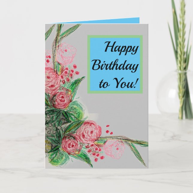 Carte Joyeux anniversaire à vous ! (Devant)