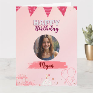 Carte Joyeux Anniversaire Adolescent Sweet Girl