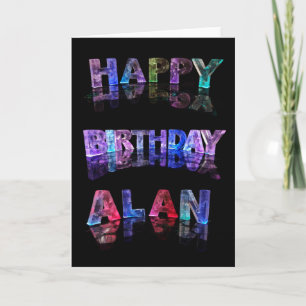 Carte Joyeux anniversaire Alan Card
