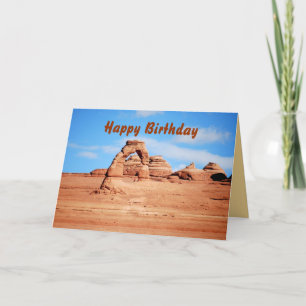 Carte Joyeux Anniversaire, Arc Délicat, Arches Park, Uta