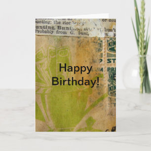 Carte Joyeux Anniversaire Argent