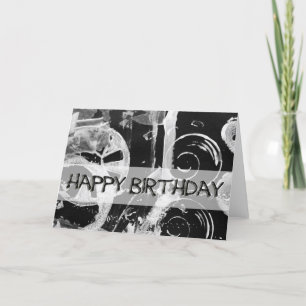 Carte Joyeux anniversaire - Art abstrait II