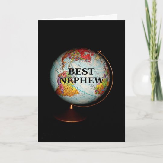 Carte Joyeux Anniversaire Au Meilleur Neveu Sur Terre Zazzle Fr