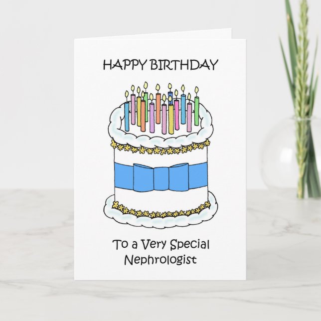 Carte Joyeux Anniversaire au Néphrologue (Devant)
