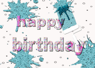 Cartes Peintre D Anniversaire Zazzle Fr