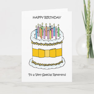 Carte Joyeux Anniversaire au Révérend