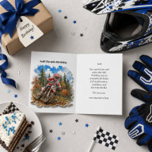 Joyeux anniversaire aux garçons qui font du motocr