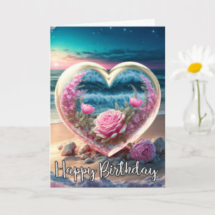 Carte Joyeux anniversaire avec amour