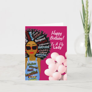 Carte Joyeux anniversaire avec une belle œuvre d'art ver