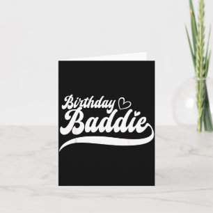 Carte Joyeux Anniversaire Baddie Pour une Jolie Équipe d