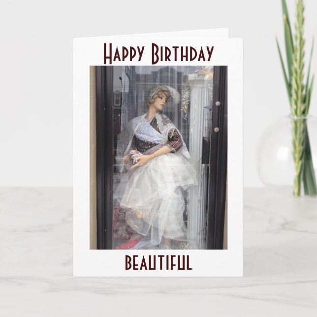 CARTE JOYEUX ANNIVERSAIRE BEAUTIFUL (Devant)