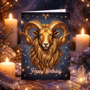 Carte Joyeux Anniversaire Bélier   Horoscope Astrlogie