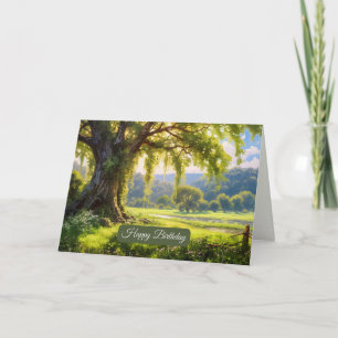 Carte Joyeux Anniversaire Belle Nature Paysage