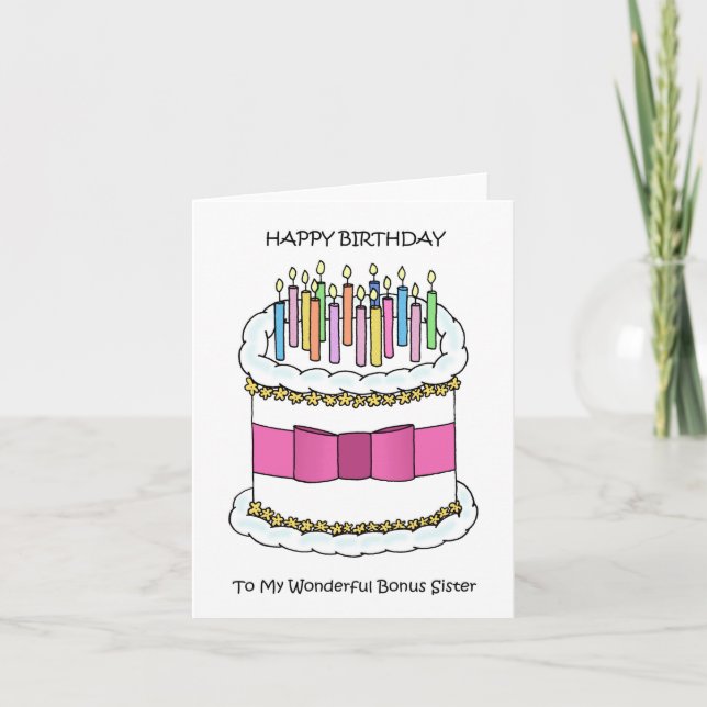 Carte Joyeux Anniversaire Belle-Sœur (Devant)