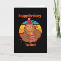Joyeux anniversaire Bigfoot Cupcake