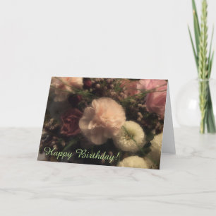 Carte Joyeux Anniversaire Bouquet Floral