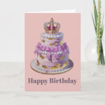 Carte Joyeux Anniversaire - Carte de gâteau d'anni