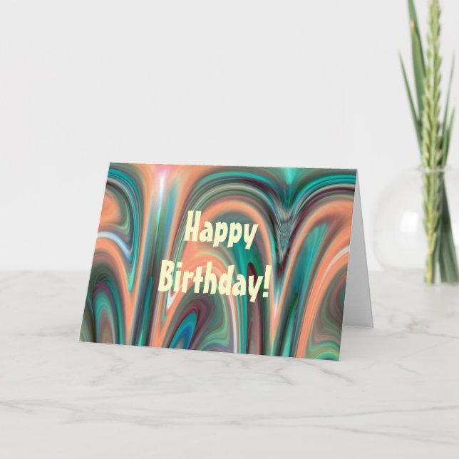 Carte Joyeux anniversaire ! -Carte de vœux (Devant)