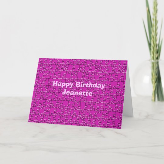 Carte Joyeux Anniversaire Casse Tete De Roses Indien Zazzle Fr