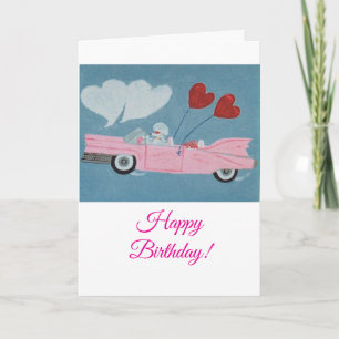 Carte Joyeux Anniversaire Chien Caniche