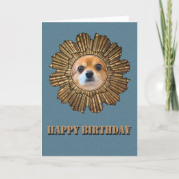 Carte Joyeux anniversaire Chihuahua