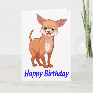 Carte Joyeux Anniversaire Chihuahua Chiot Maman Chiens